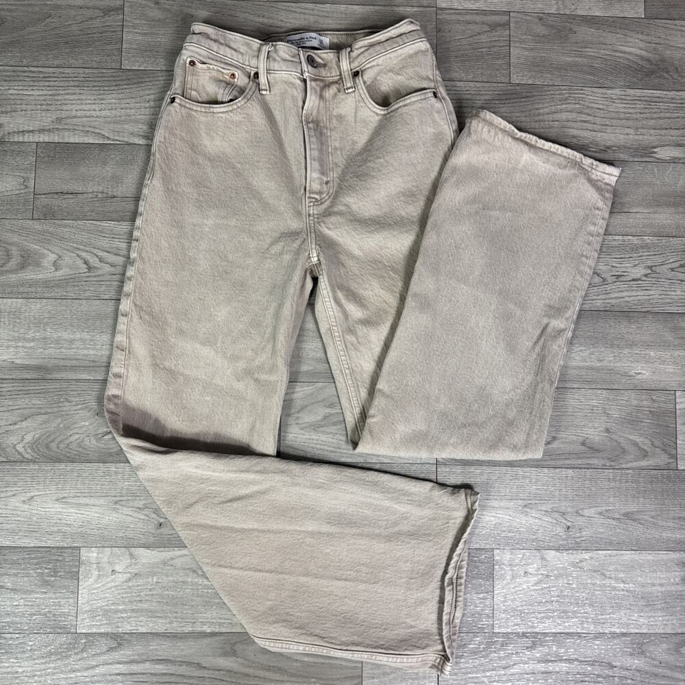 Abercrombie & Fitch Women's Cream Jeans